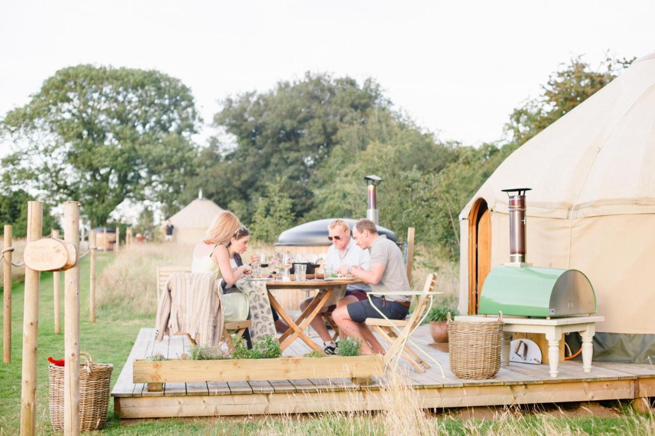 里彭Yurtshire Fountains - Wensley Yurt别墅 外观 照片